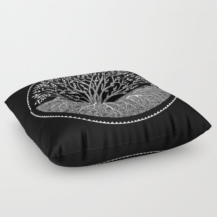 Druid Tree of Life Floor Pillow