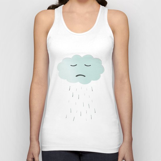 Sad Cloud Unisex Tank Top
