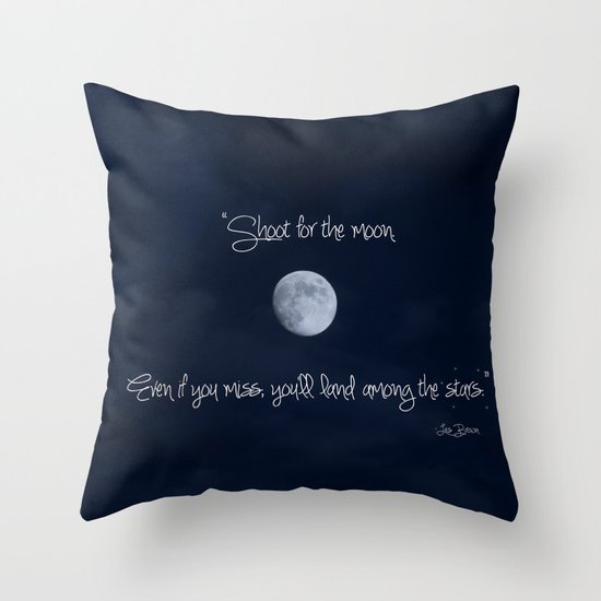 Shoot for the Moon Throw Pillow