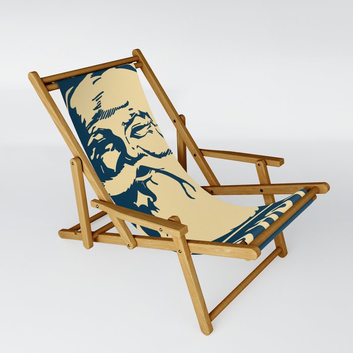 Ho Ho Ho Santaclaus modern pop art Sling Chair