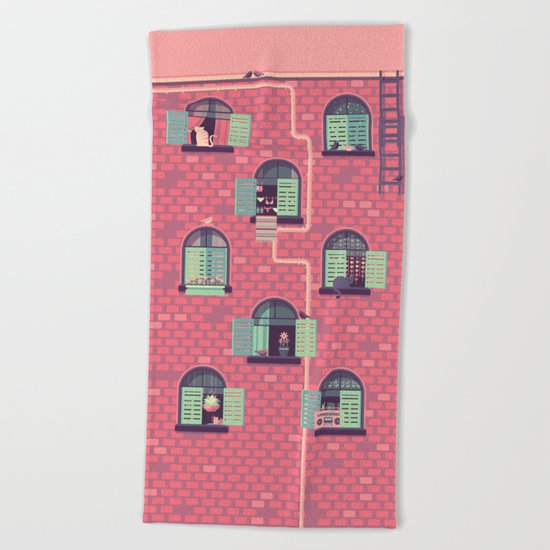 Neighborhood Beach Towel