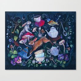 Wonderland Tea Party Canvas Print