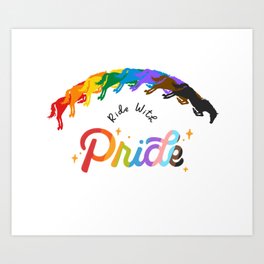 LGBTQIA Equestrian Pride Art Print