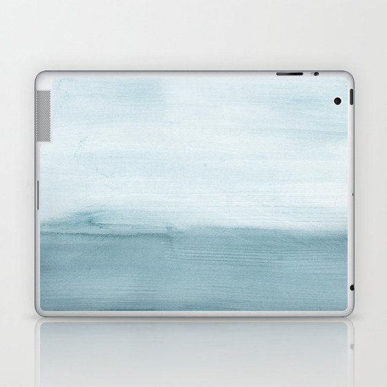 Ocean View / Minimalist Abstract Watercolor Laptop & iPad Skin