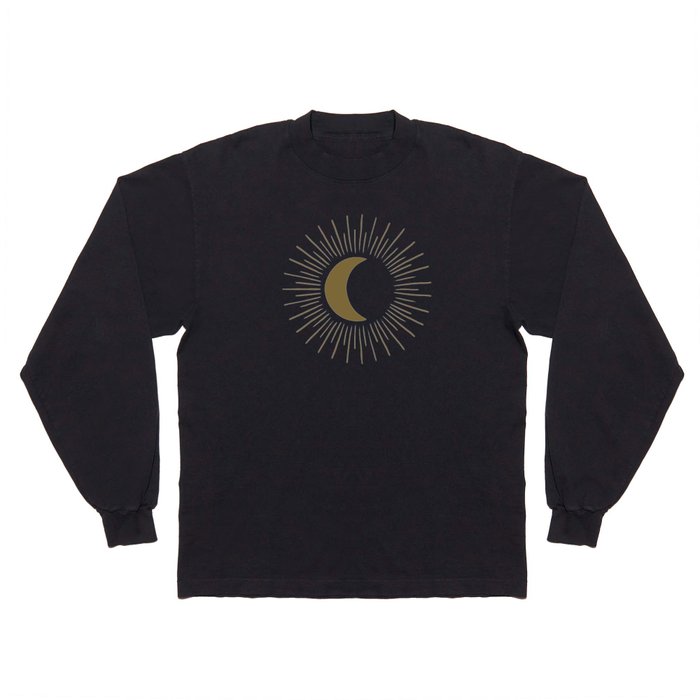 Night Glow - Olive Green Long Sleeve T Shirt