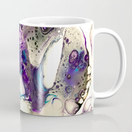 Exposed Coffee Mug | Fluid, Pattern, Painting, Medium, Exposed, Acrylic, Purple, Mystery, Liquid, Cells 