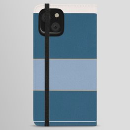 Mosaic Blue H1 | Geometric Abstract iPhone Wallet Case