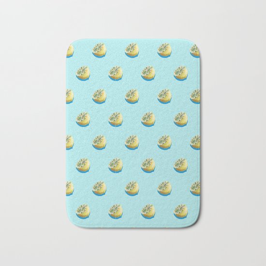 Lemonade Blue Bath Mat