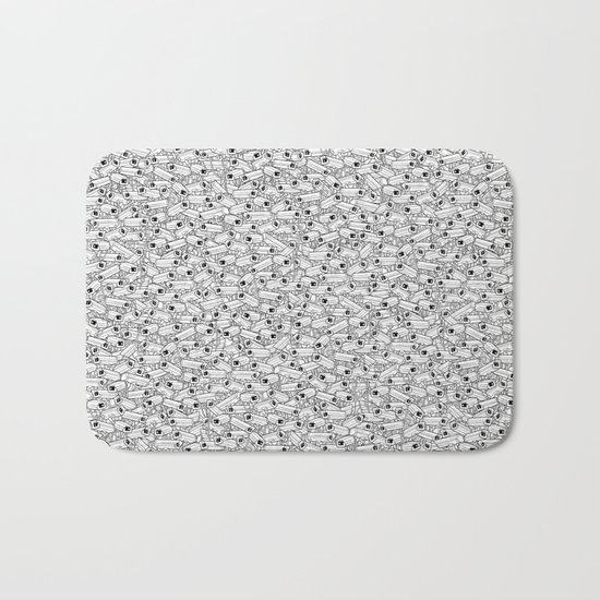 Surveillance Frenzy Bath Mat