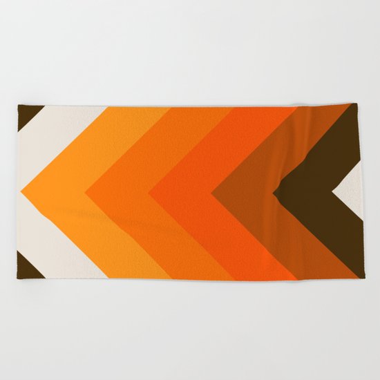 Golden Thick Angle Beach Towel