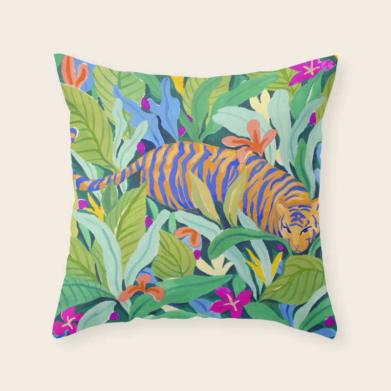 jungle throw pillows