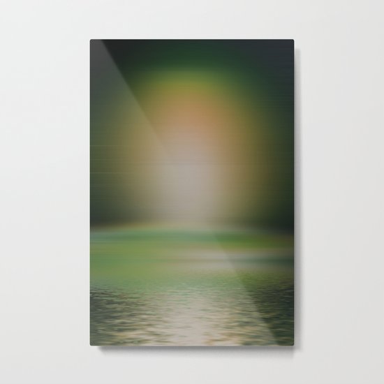 Green Light Metal Print