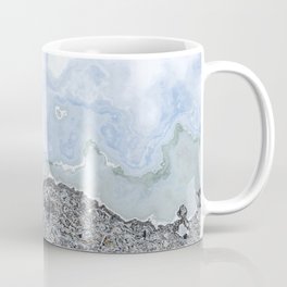 Crashing Waves on Gravel Shores Coffee Mug