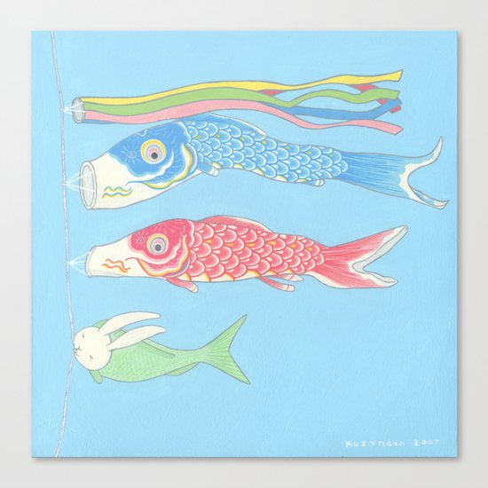 Usagikoinobori Canvas Print