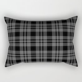 Plaid (Gray) Rectangular Pillow
