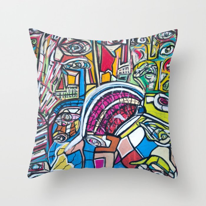 Study For A Face Throw Pillow