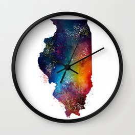 Illinois Wall Clock