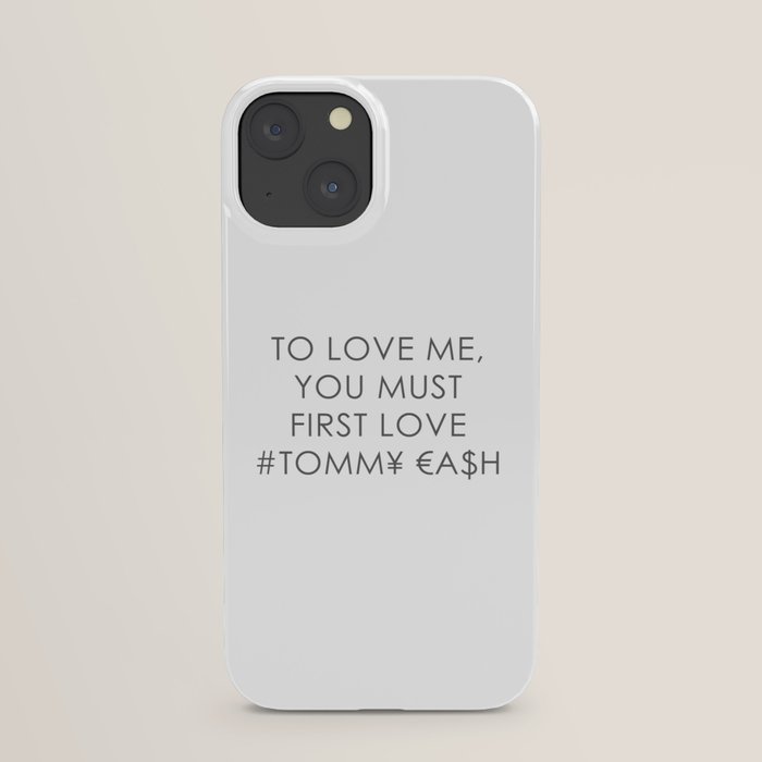 Tommy Cash Music Lover iPhone Case by coxdesignnz Society6