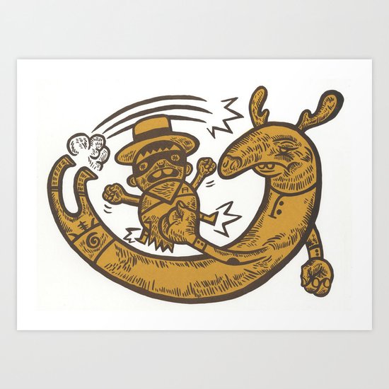 Superheroes SF Art Print