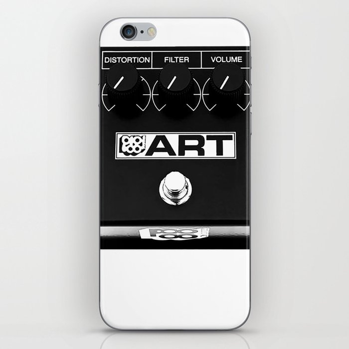 ART Guitar Classic Distortion Effects Pedal iPhone Skin
