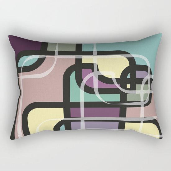 TrailsII Rectangular Pillow