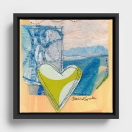 Layers of Love Framed Canvas