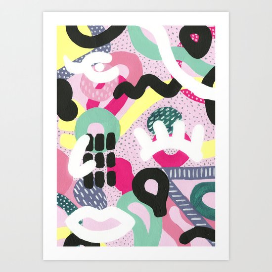 Fragments Art Print