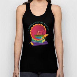 A Dragon Protects His Treasures (books) Tank Top