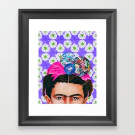 Disco Frida Framed Art Print