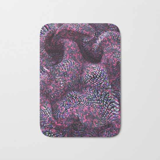 Red Fruits Dots Bath Mat