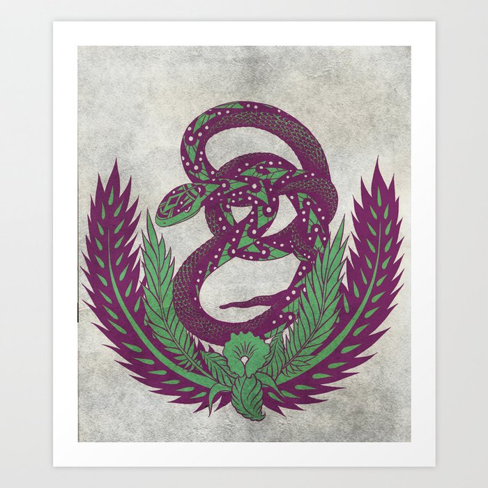 Year of the Snake Art Print