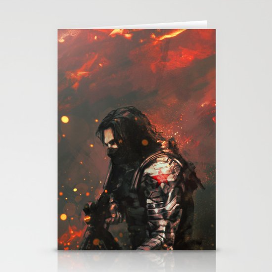 Blood in the Breeze Stationery Cards