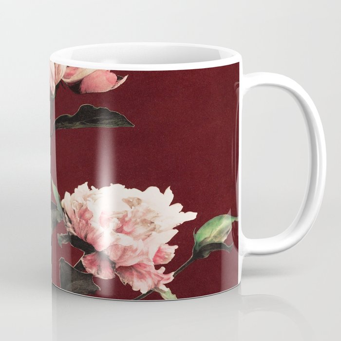 Herbaceous Peony Flower Traditional Japanese Flora Coffee Mug