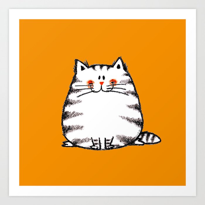 funny fat cat