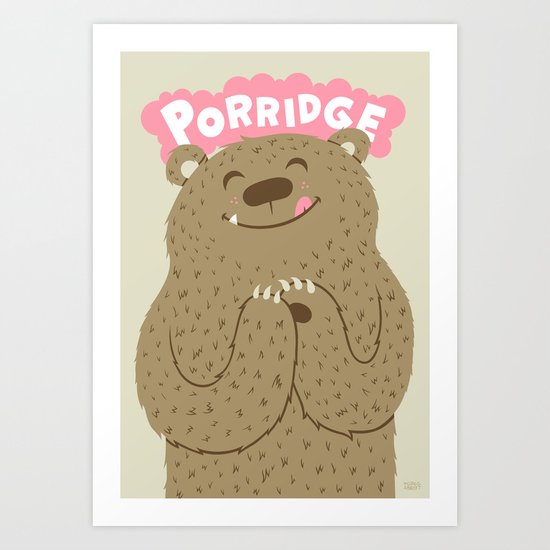 Porridge Art Print
