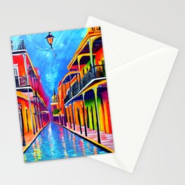 New Orleans After Rain Stationery Card