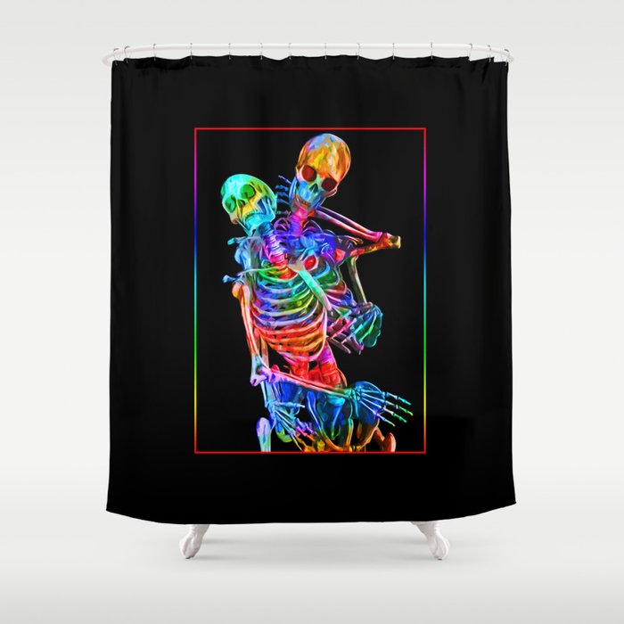 The Lovers Forever Shower Curtain