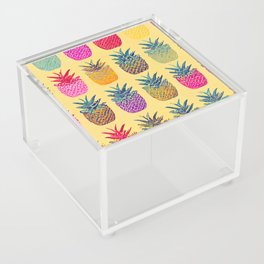 Pop Art Pineapples Acrylic Box