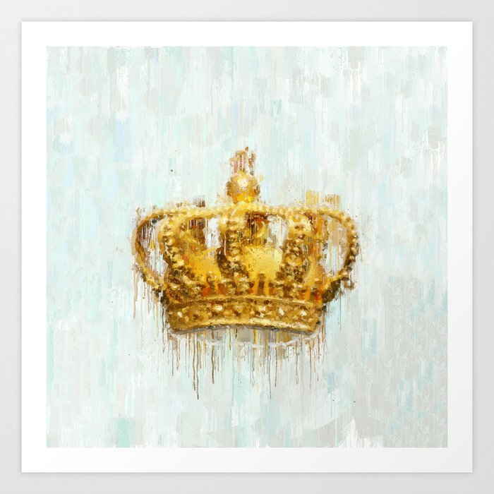 Painted Crown Art Print