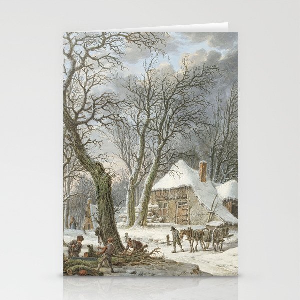 Winterlandschap Stationery Cards