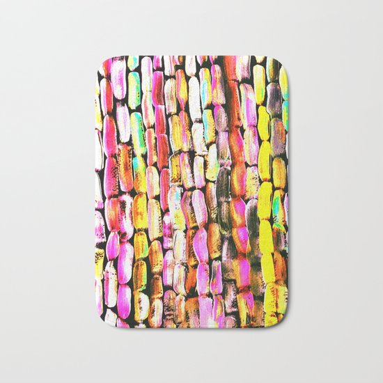 Orange Sugarcane Bath Mat