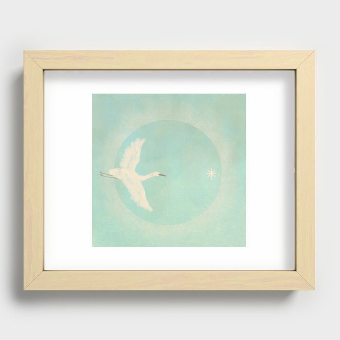 Follow your dreams Recessed Framed Print