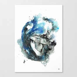 in the midst of our storm Canvas Print