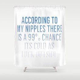 According Shower Curtain