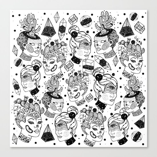 Las Chulas Canvas Print