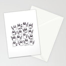 racoons Stationery Card