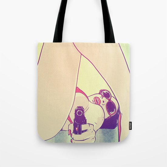 Girl With Gun 2 Tote Bag