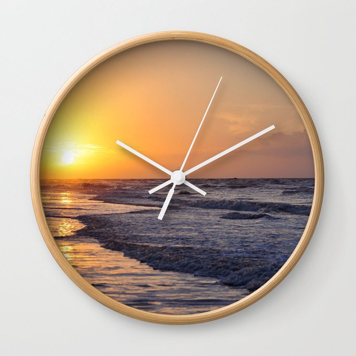 Sunrise in Hilton Head Wall Clock