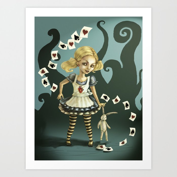 Alice in Wonderland Art Print by diana levin art | Society6