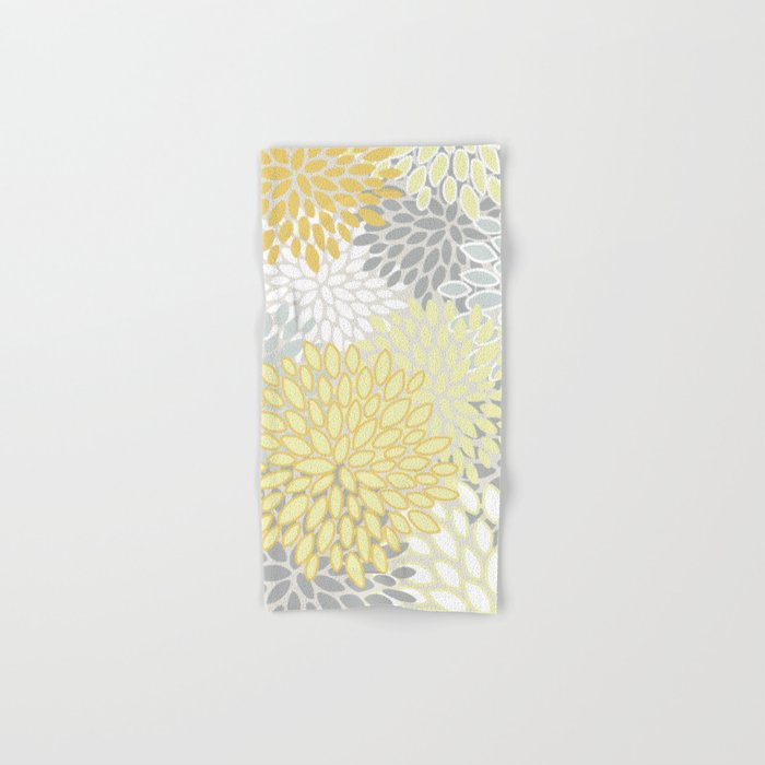 Yellow and gray bath towels cheap